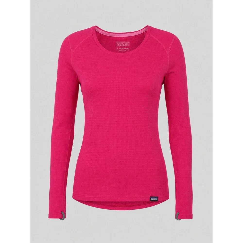 Patagonia Capilene Thermal Weight Baselayer Top Pink Polartec Womens Small S - Picture 1 of 9